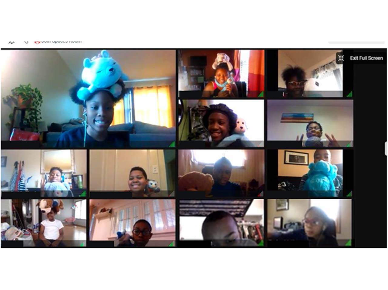 Video conference screen