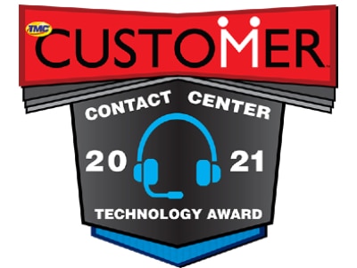 2021 Contact Center Technology Award from Customer Magazine