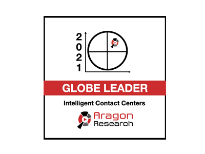 Aragon Research Globe for Intelligent Contact Centers, 2021